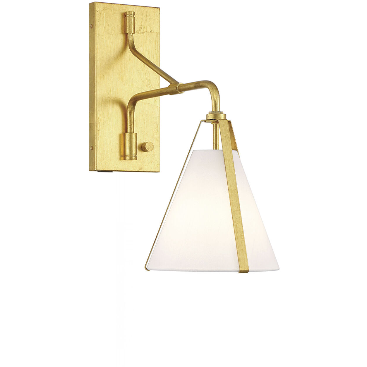 Fulton 18 inch 60.00 watt Antique Gold Task Sconce Wall Light