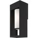 Bleecker 1 Light 17 inch Black Outdoor Wall Lantern