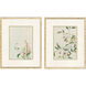 Sakura Green and Multi and Rust and Yellow Framed Art