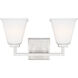 Ellis Harper 2 Light 16.13 inch Brushed Nickel Bath Vanity Wall Sconce Wall Light
