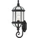 Boxwood 1 Light 22 inch Textured Black Outdoor Wall Sconce