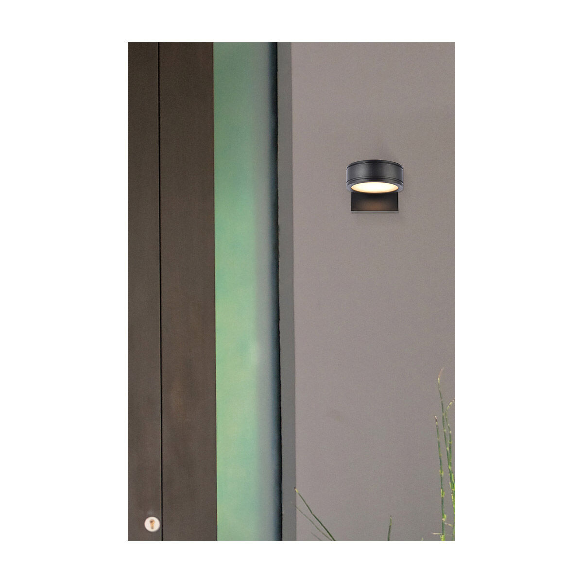 Raine 5 inch Black Outdoor Wall Light