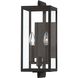 Nico 2 Light 16 inch French Iron Outdoor Wall Sconce 