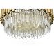 Willow 8 Light 24 inch Satin Gold Chandelier Ceiling Light