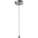 Radiance Collection LED 11.75 inch Pewter Green with Dark Bronze Pendant Ceiling Light