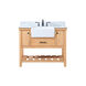 Clement 42 X 22 X 34.13 inch Natural Wood Bathroom Vanity Cabinet