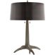 Haggard 26 inch 60.00 watt Graphite and Bronze Lamp Portable Light