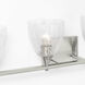 Drew & Jonathan Toffino 4 Light 36 inch Brushed Nickel Vanity Light Wall Light