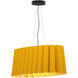Renata 17.3 inch Yellow Pendant Ceiling Light in Yellow/Ash, 17 in, WEP Collection