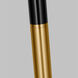 kate spade new york Monroe 61.88 inch 9 watt Burnished Brass with Gloss Black Floor Lamp Portable Light