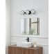 Parker 3 Light 24 inch Matte Black Vanity Light Wall Light
