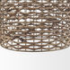 Sana 17.5 inch Brown Pendant Light Ceiling Light