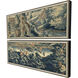 Scenic Scenes II Blue and Beige and Brown and Multi Framed Art