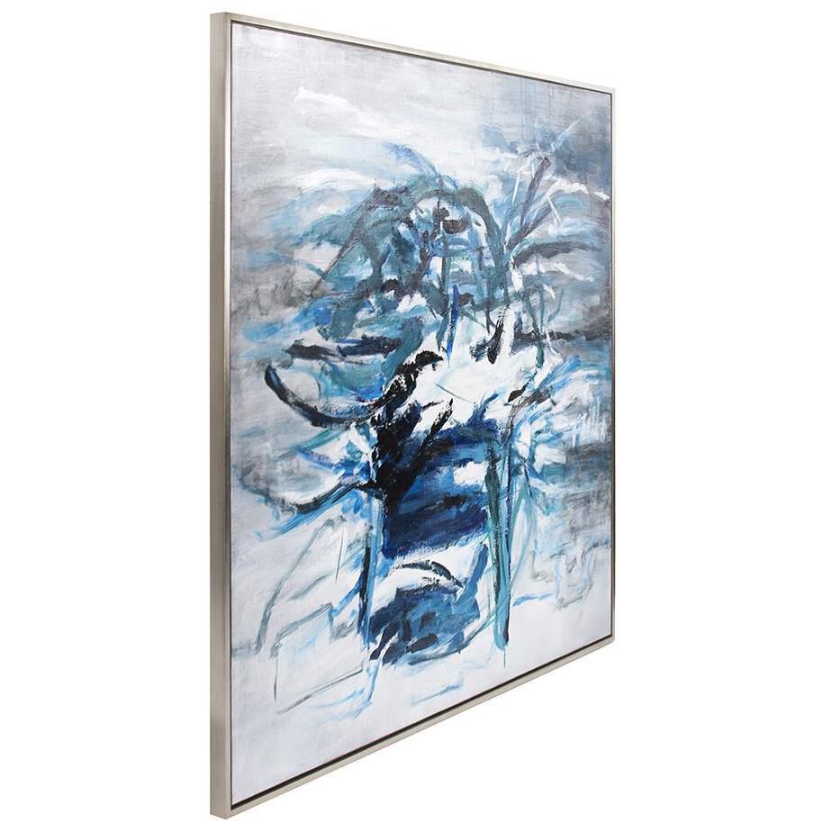 Anger Management 61.5 X 61.5 inch Hand Painted Canvas