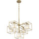 Cowen 5 Light 26 inch Brushed Gold Chandelier Ceiling Light