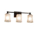 Veneto Luce LED 23.75 inch Matte Black Bath Vanity Light Wall Light in 2100 Lm LED, Lace (Veneto Luce), Round Flared