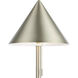 Paros 25 inch 5 watt Champagne Table Lamp Portable Light