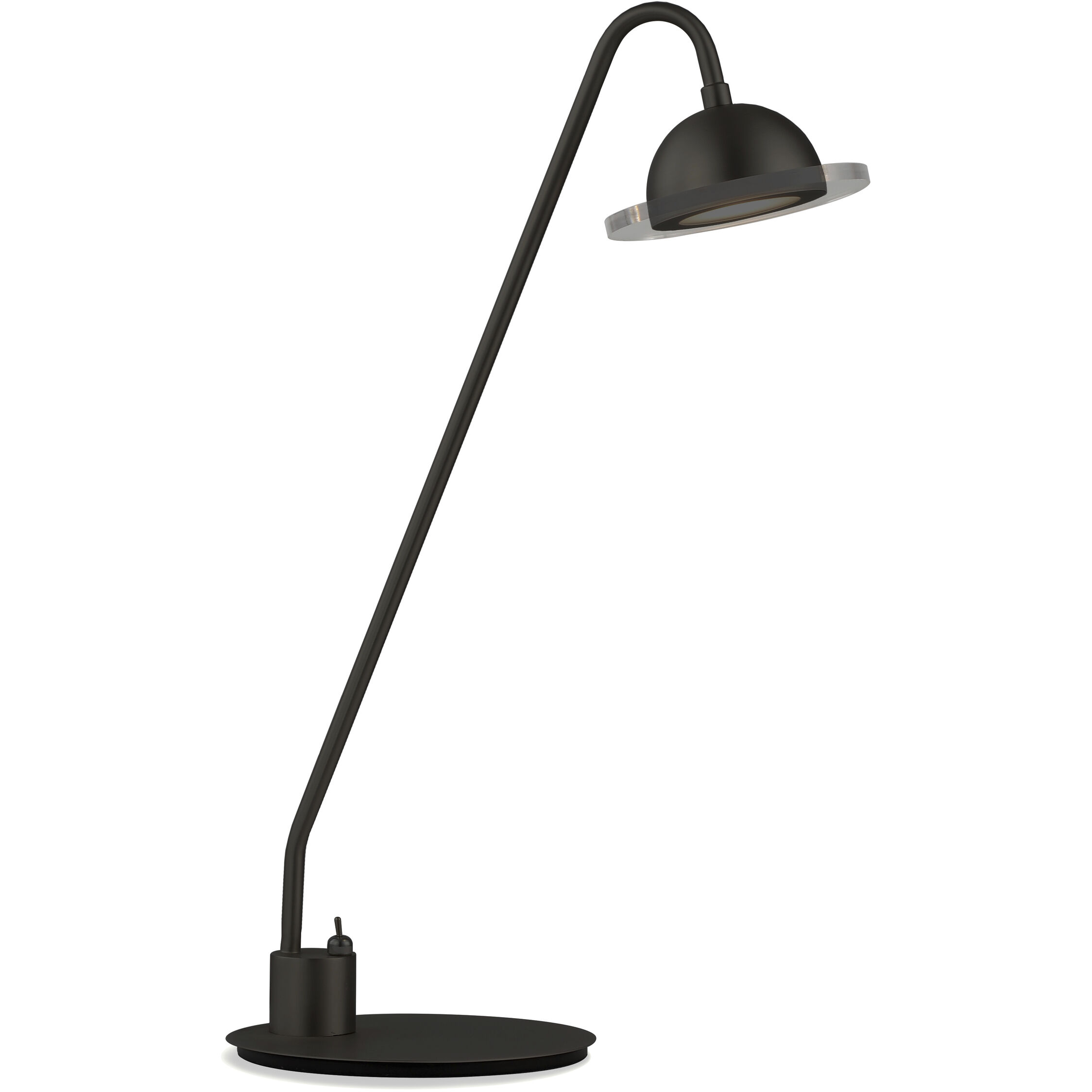 Laurel 28 inch 23 watt Matte Black Accent Table Lamp Portable Light