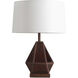 Artifact 22 inch 40.00 watt Dark Walnut and Espresso Bronze Table Lamp Portable Light