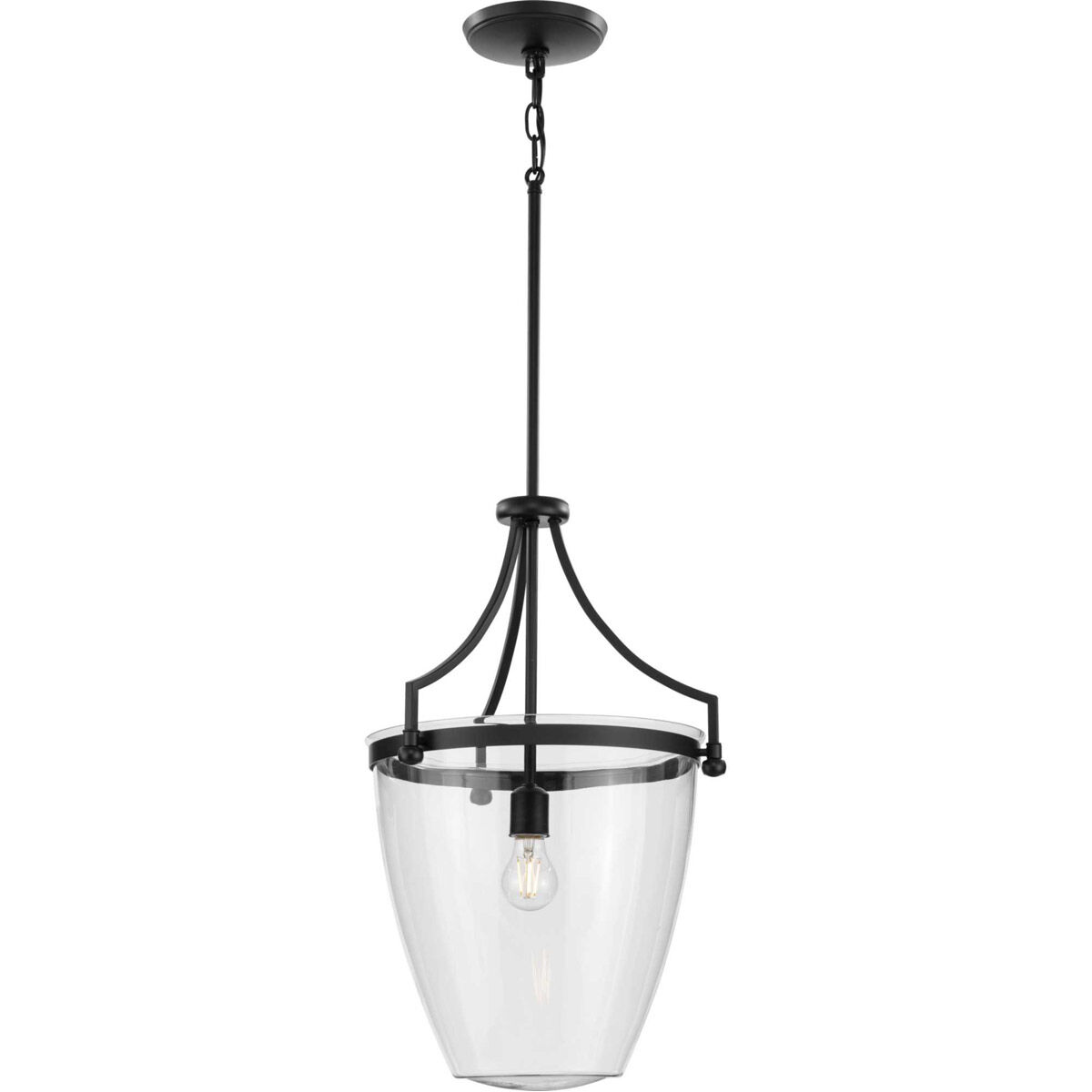 Parkhurst 1 Light 15 inch Matte Black Pendant Ceiling Light