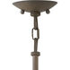 Open Air Carson 3 Light 18.5 inch Vintage Iron Outdoor Hanging in Non-LED