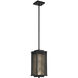 Brama 1 Light 6 inch Black and Gold Outdoor LED Pendant