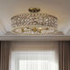 Horsmore 4 Light 20.25 inch Legacy Brass Semi Flush Ceiling Light