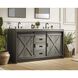 Austin 60 X 34 inch Rustic Grey Bathroom Vanity Cabinet