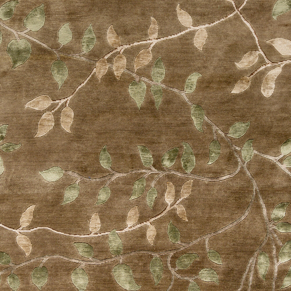 Synergy 36 X 24 inch Dark Brown / Sage / Taupe Handmade Rug