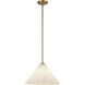Alora Mood Serena 1 Light 13.63 inch Aged Gold Pendant Ceiling Light