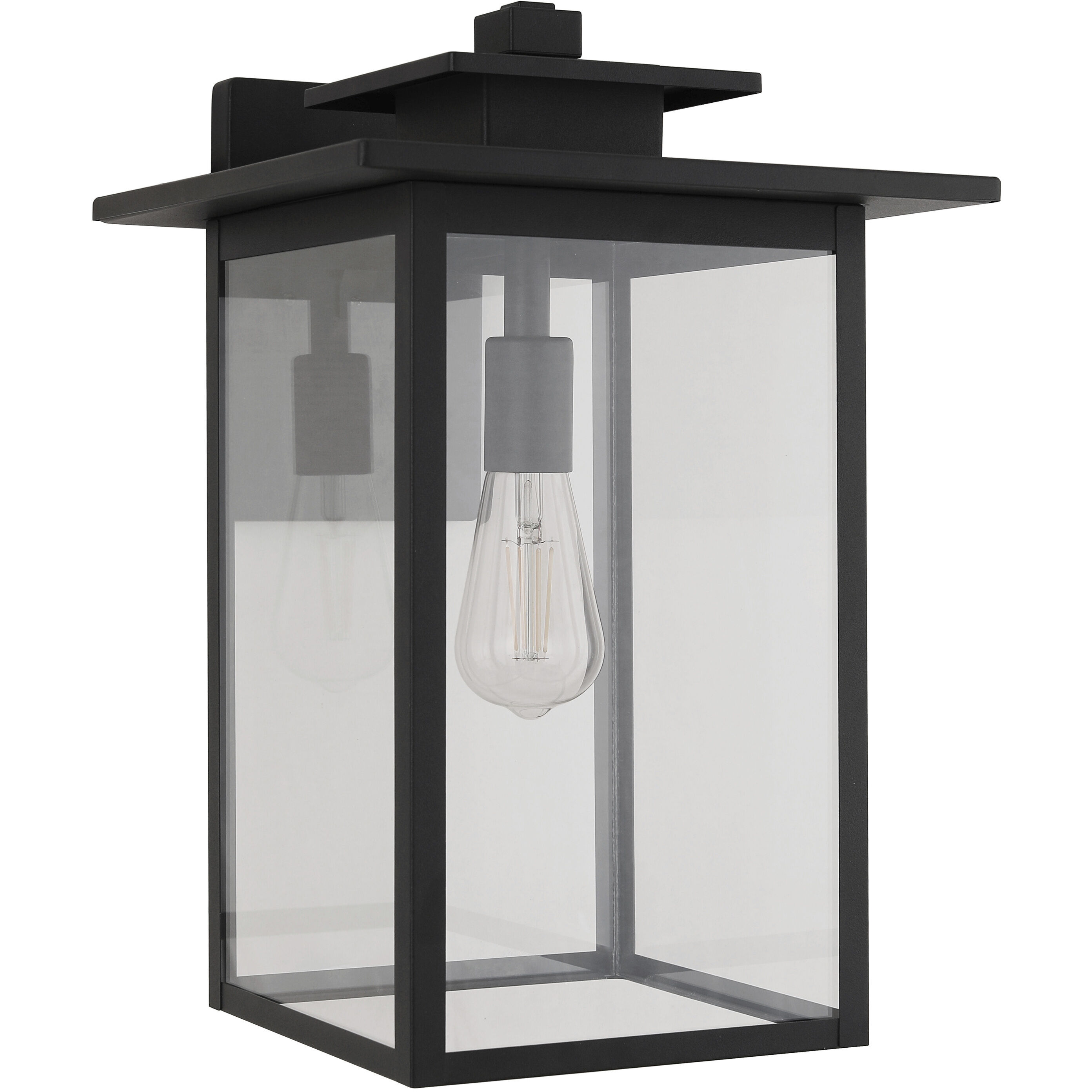 Rock Creek 1 Light 17.25 inch Textured Black Outdoor Wall Lantern