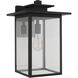 Rock Creek 1 Light 17.25 inch Textured Black Outdoor Wall Lantern