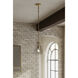 Sevara 1 Light 13.25 inch Legacy Brass Pendant Ceiling Light
