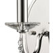 Lily 3 Light 5 inch Polished Nickel Sconce Wall Light