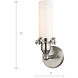 Fulton Sconce Wall Light in Satin Nickel