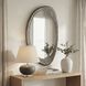 Schiller 39 X 23 inch Plated Antique Nickel Mirror