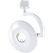 Orb 120 White LED Track Head - J-Type Ceiling Light
