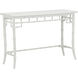 Bamboo 49 inch White/Cream Console Table