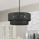 Weavington 4 Light 21 inch Black Pendant Chandelier Ceiling Light