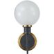 Gem Wall Sconce Wall Light in Glossy Textured White