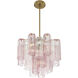Addis 4 Light 17.75 inch Aged Brass Mini Chandelier Ceiling Light in Spring