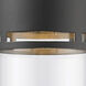 Luminata LED 13.75 inch Black Outdoor Wall Light