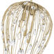 Gabriella 5 Light 15 inch Modern Gold Pendant Ceiling Light