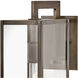 Max Outdoor Wall Mount Lantern in Burnished Bronze, Non-LED