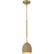 Jace 1 Light 6 inch Soft Gold Mini Pendant Ceiling Light