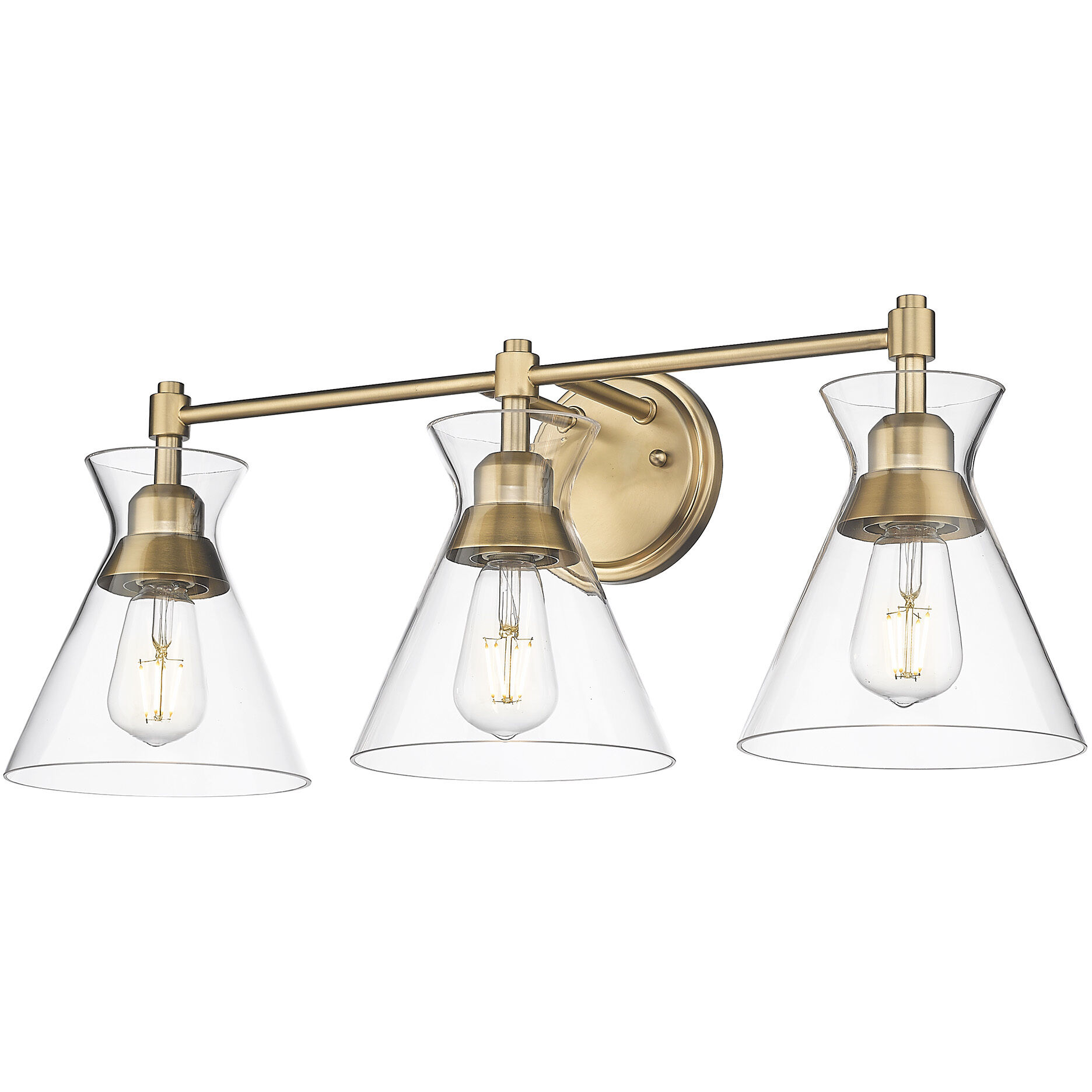 Malta 3 Light 26.38 inch Bathroom Vanity Light