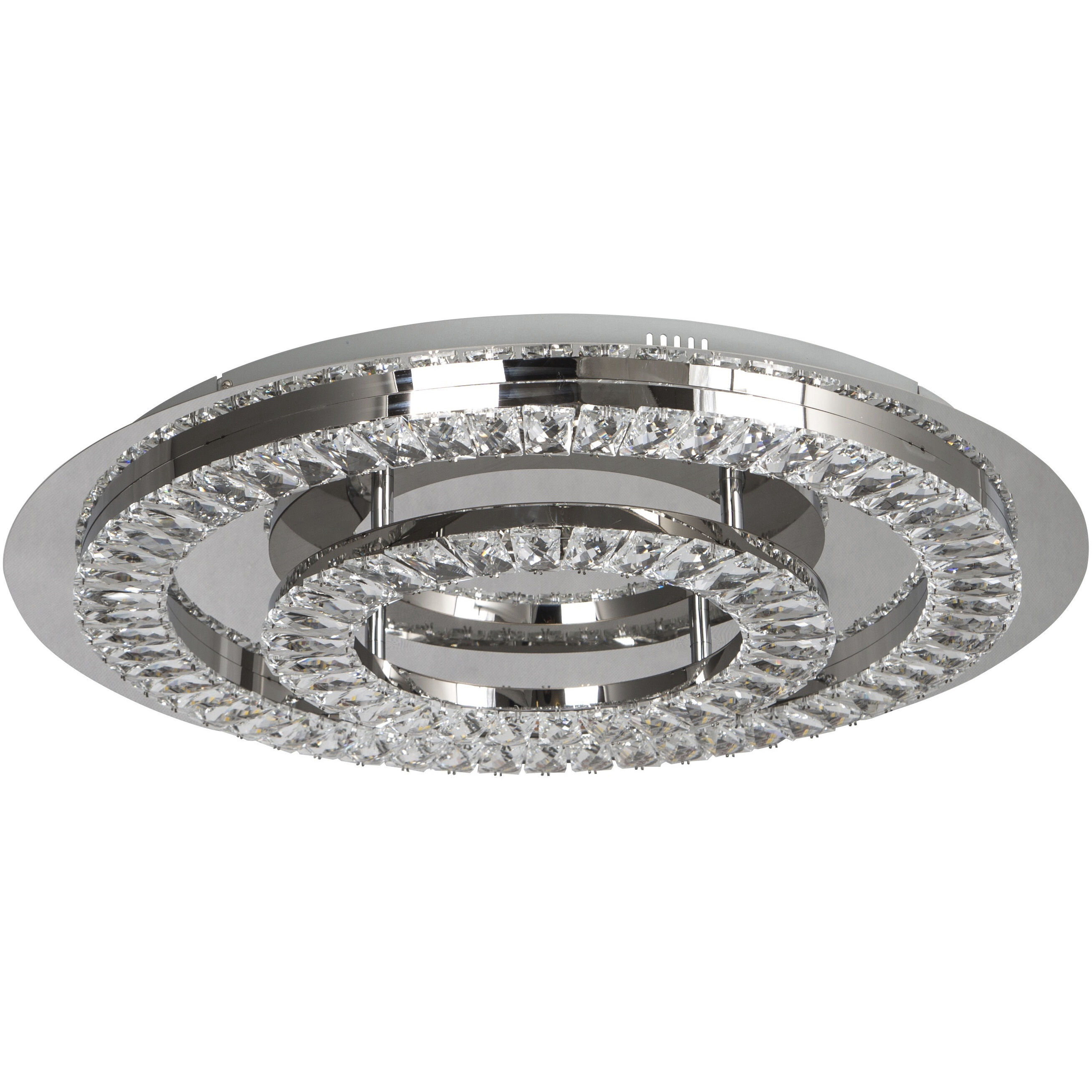 Canada LED 22.8 inch Chrome Flush Mount Ceiling Light