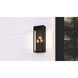 Maren 3 Light 24 inch Matte Black Outdoor Wall Lantern