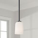 Lawson 1 Light 5 inch Matte Black Pendant Ceiling Light