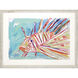 Animals Turquoise and Blue and Pink and Multi Framed Art